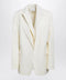 Sportmax Double-collar blazer in viscose blend, yellow