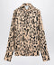 Sportmax Silk animal print shirt