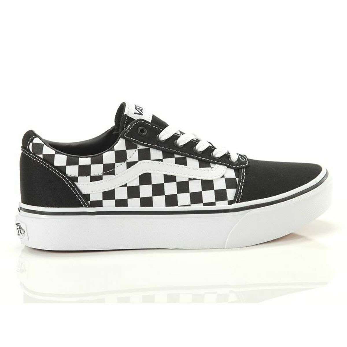 Sports Trainers for Women Vans Ward Platform Black-Fashion | Accessories > Clothes and Shoes > Sports shoes-Vans-34-Urbanheer