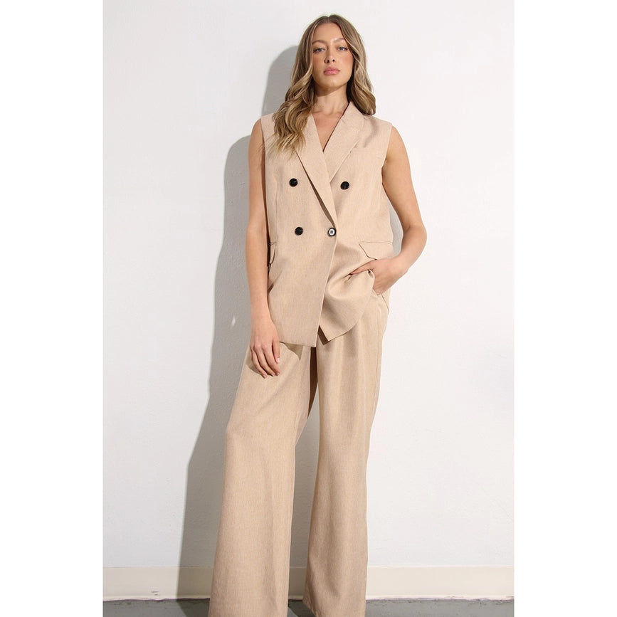 Spring Vest and Long Pants Suit Set OAT-Set-Mulla-S-OAT-Urbanheer