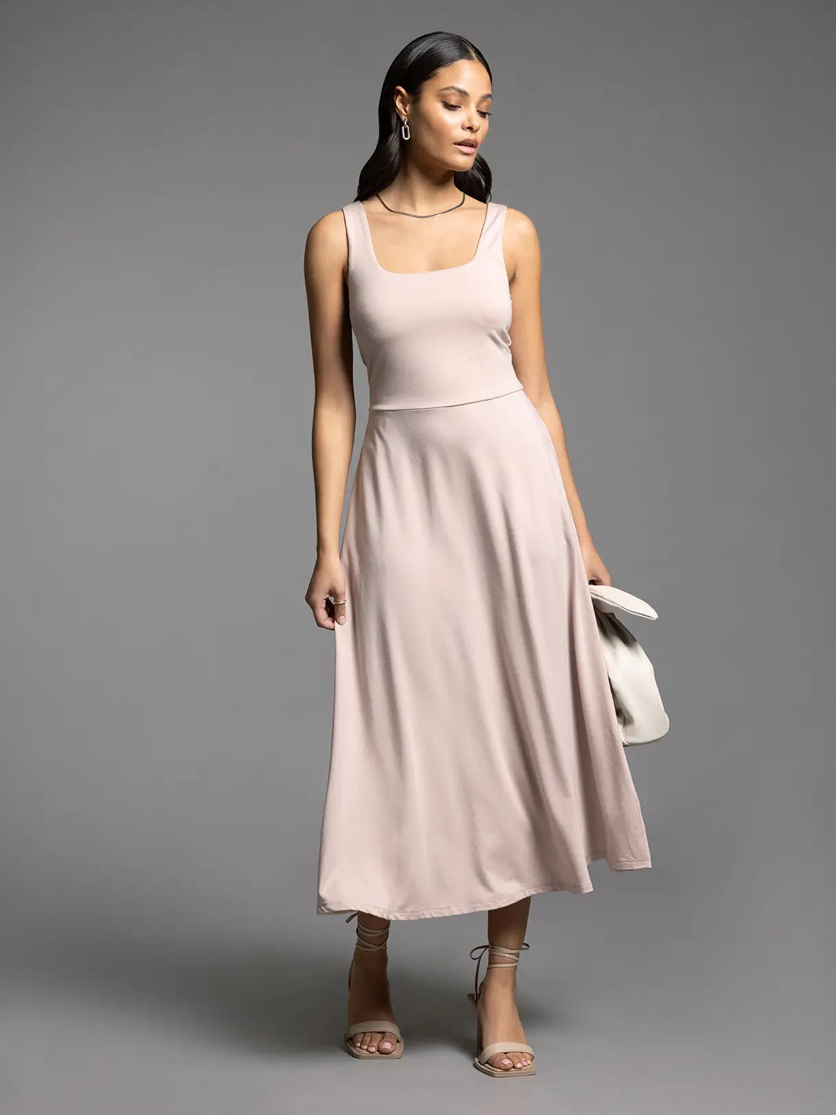 Square Neck Maxi Dress