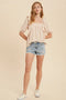 Square Neck Ruffled Waffle Knit NUDE-Top-In Loom-S-Urbanheer