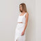 Square Neck Sleeveless Linen Crop Top WHITE-Top-Moon River-XS-WHITE-Urbanheer