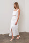 Square Neck Sleeveless Linen Crop Top WHITE-Top-Moon River-XS-WHITE-Urbanheer
