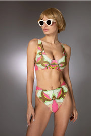 St- Swirl Pink Print Bikini-Bikini-Nuvula-XS-Urbanheer