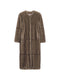 Stand Studio Hilma faux fur long coat