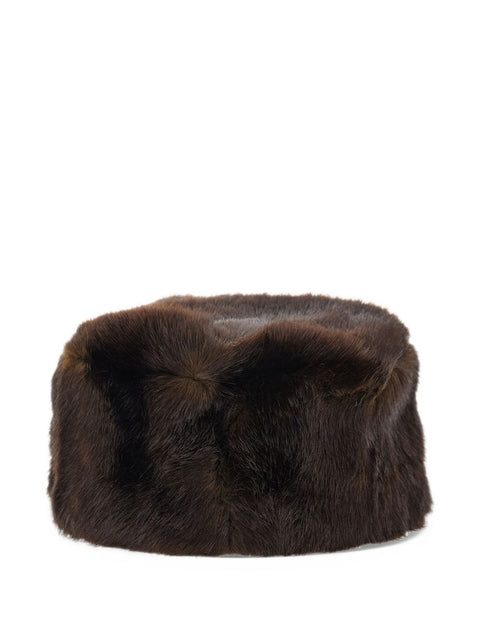 Stand Studio Ozzy faux leather hat