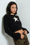 Star Knit Top Black-Top-Pretty Garbage-S-Black-Urbanheer