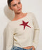 Star Knit Top IVORY-Top-Pretty Garbage-S-IVORY-Urbanheer