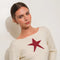 Star Knit Top IVORY-Top-Pretty Garbage-S-IVORY-Urbanheer