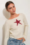 Star Knit Top IVORY-Top-Pretty Garbage-S-IVORY-Urbanheer