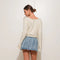 Star Knit Top IVORY-Top-Pretty Garbage-S-IVORY-Urbanheer
