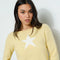 Star Knit Top LT Yellow-Top-Pretty Garbage-S-LT Yellow-Urbanheer