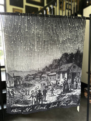 Stargazer Bohemian Bamboo Scarf With Falling Stars-Scarfs-Market of Stars-68cm x 155 cm.-Urbanheer