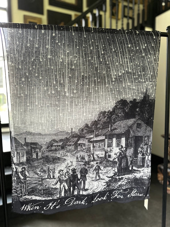 Stargazer Bohemian Bamboo Scarf With Falling Stars-Scarfs-Market of Stars-68cm x 155 cm.-Urbanheer