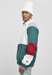 Starter Color Block Retro Jacket-Jacket-Norvine-S-retro green/white/brick red/grey-Urbanheer