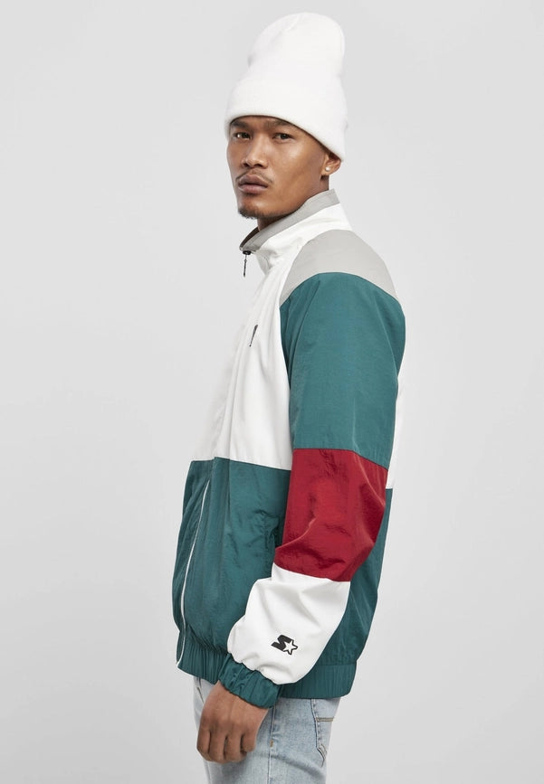 Starter Color Block Retro Jacket-Jacket-Norvine-S-retro green/white/brick red/grey-Urbanheer