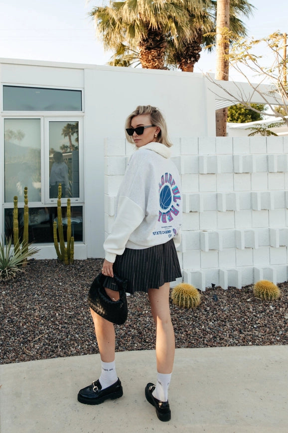 State Champ Sweat | Light Grey Melange-Sweatshirt-Colourful Rebel-XS-Light grey melange-Urbanheer