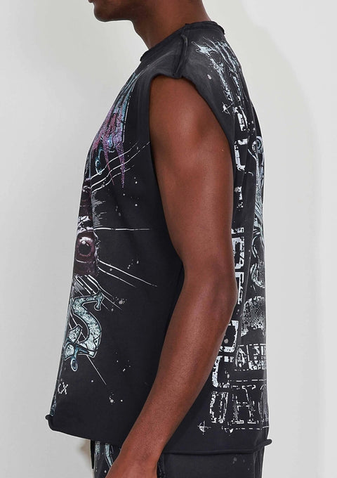 Stay Curious Eyeballs Muscle Tee-Tee-First Row-S-Black-Urbanheer