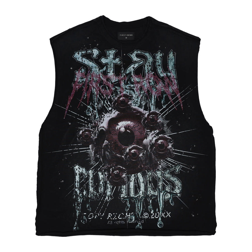 Stay Curious Eyeballs Muscle Tee-Tee-First Row-S-Black-Urbanheer