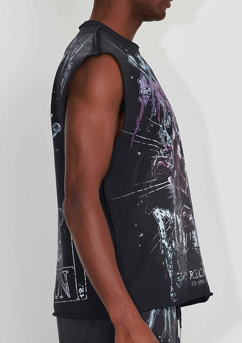 Stay Curious Eyeballs Muscle Tee-Tee-First Row-S-Black-Urbanheer