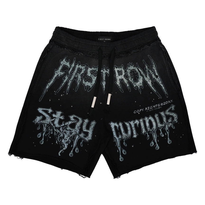 Stay Curious Shorts-Shorts-First Row-S-Black-Urbanheer