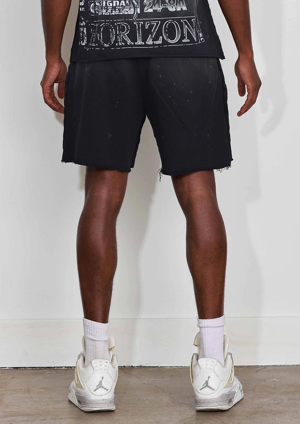 Stay Curious Shorts-Shorts-First Row-S-Black-Urbanheer