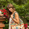 Stay Gold Boho Linen Tote Bag with Rabbit & Bees-Tote Bags-Market of Stars-width 47cm height 42cm (without strap) strap height 26cm (from top of bag to top of shoulder)-Urbanheer