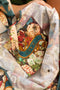 Stay Gold Boho Linen Tote Bag with Rabbit & Bees-Tote Bags-Market of Stars-width 47cm height 42cm (without strap) strap height 26cm (from top of bag to top of shoulder)-Urbanheer