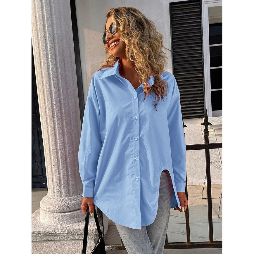 Stella Blouse-Clothing Blouse-Revella The Label-S-Blue-Urbanheer