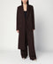 Stella McCartney Double-breasted plum wool coat