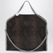 Stella McCartney Falabella Tote Fold Over with snake print