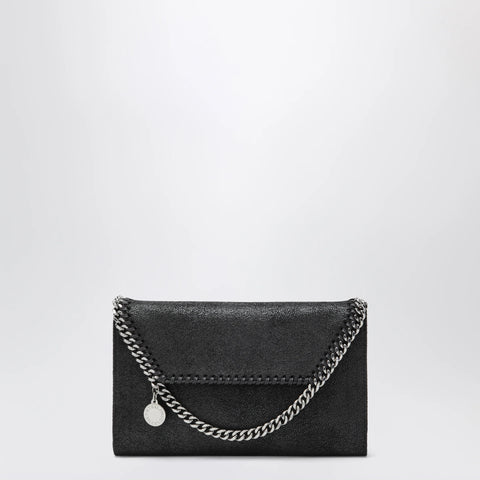 Stella McCartney Falabella crossbody wallet bag in black