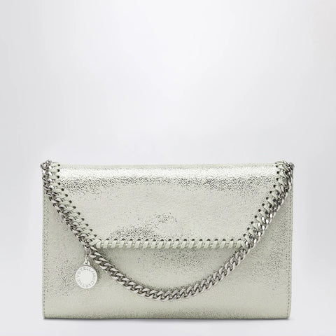 Stella McCartney Falabella wallet-on-chain in light lime green