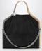 Stella McCartney Foldable Falabella black bag