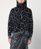 Stella McCartney Leopard print turtleneck sweater in wool