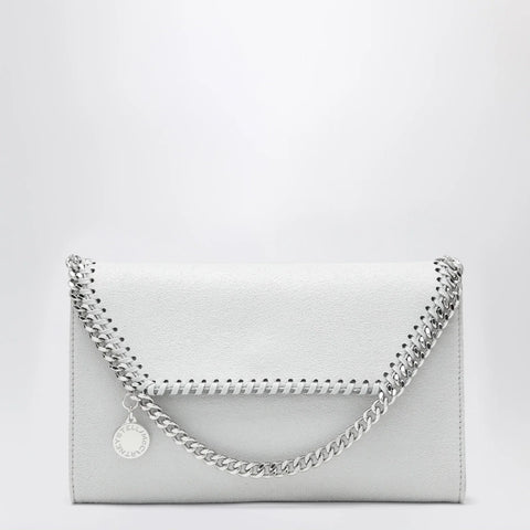 Stella McCartney Pearl grey Falabella shoulder wallet bag