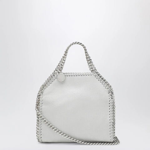 Stella McCartney Pearl grey micro Falabella tote bag
