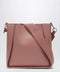 Stella McCartney Square pink crossbody bag with logo
