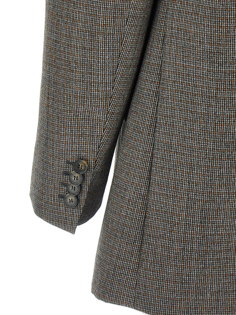 Stella Mccartney Single-breasted Micro Houndstooth Blazer