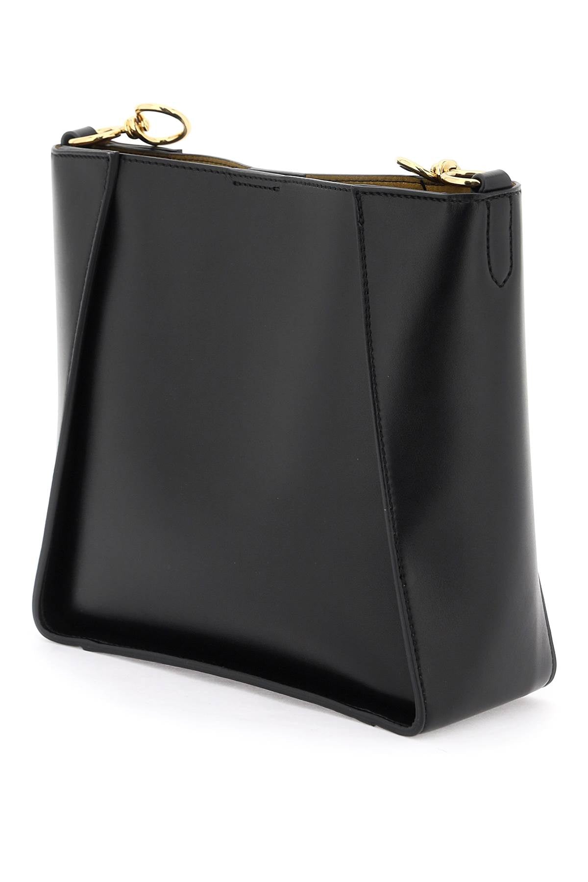 Stella Mccartney Crossbody Bag With Perforated Stella Logo Stella Mccart Black-Bag-Stella McCartney-OS-Urbanheer