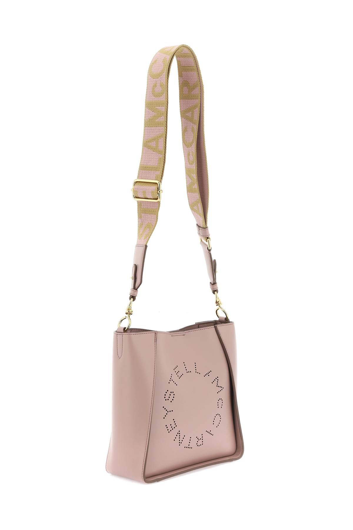 Stella Mccartney Crossbody Bag With Perforated Stella Logo Stella Mccart Pink-Bag-Stella McCartney-OS-Urbanheer