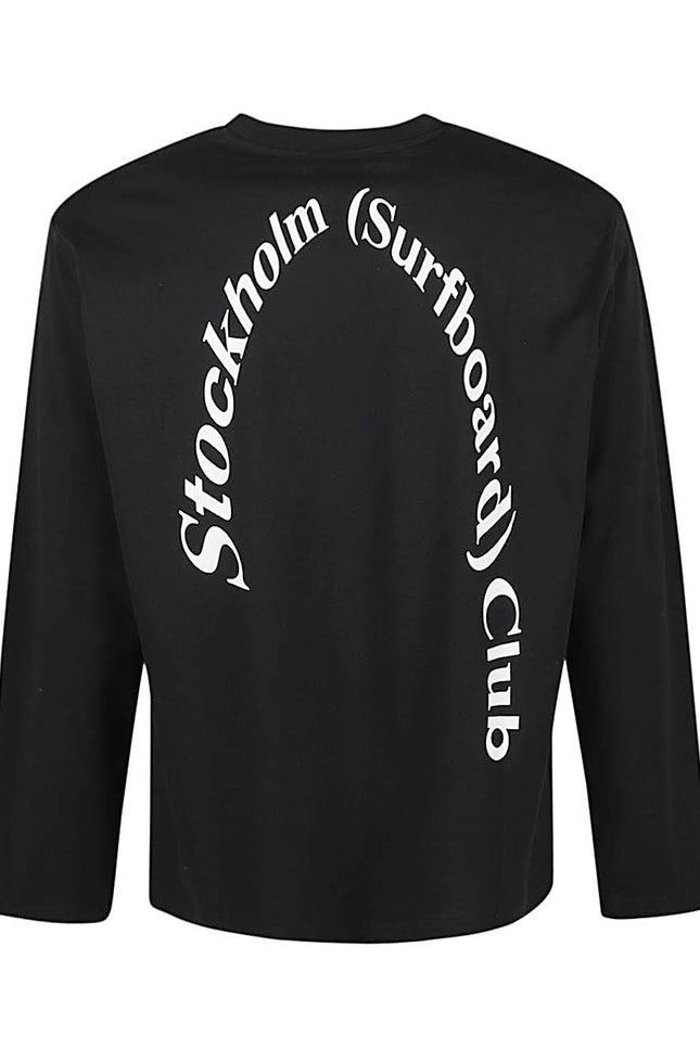 Stockholm (Surfboard) Club T-Shirts And Polos Black-men > clothing > topwear-Stockholm (Surfboard) Club-Urbanheer