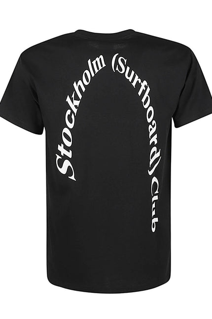 Stockholm (Surfboard) Club T-Shirts And Polos Black-men > clothing > topwear-Stockholm (Surfboard) Club-Urbanheer