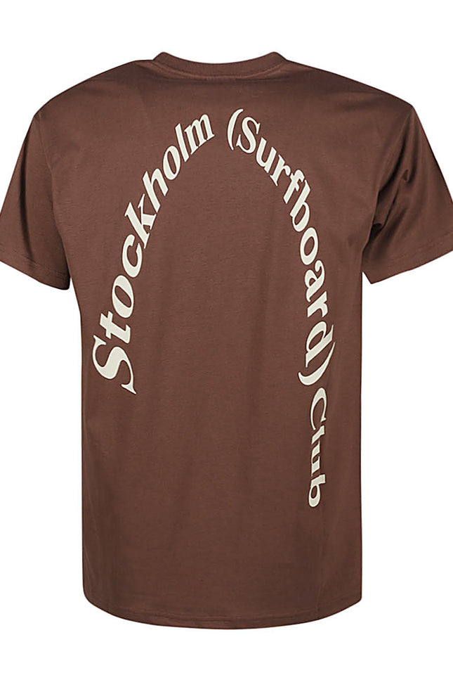 Stockholm (Surfboard) Club T-Shirts And Polos Brown-men > clothing > topwear-Stockholm (Surfboard) Club-Urbanheer