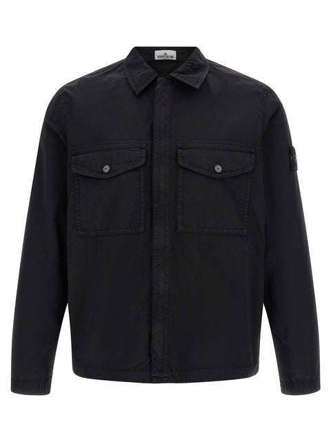 Stone Island Badge Logo Overshirt