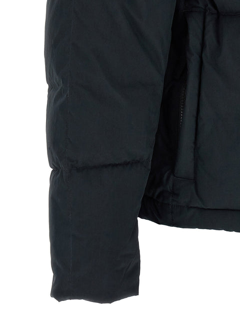 Stone Island Imb Piuma Rds Down Jacket With Logo Badge