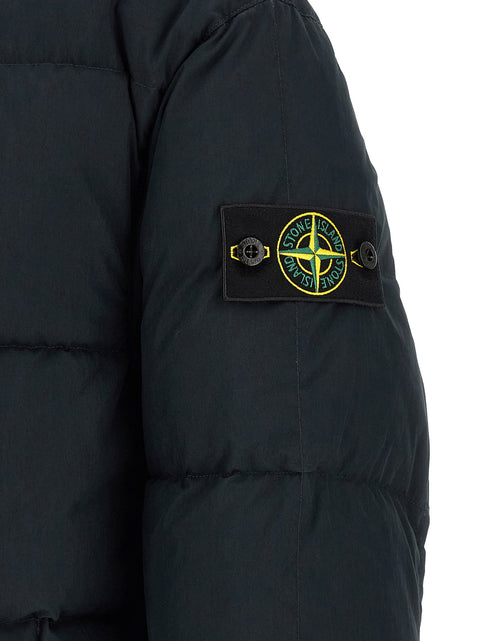 Stone Island Imb Piuma Rds Down Jacket With Logo Badge
