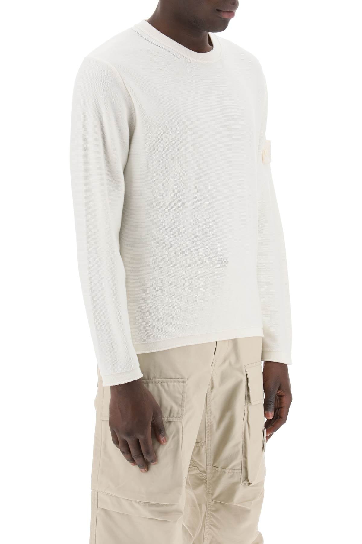 Stone Island cotton and cashmere ghost piece pullover-Knitwear-Stone Island-xl-Urbanheer