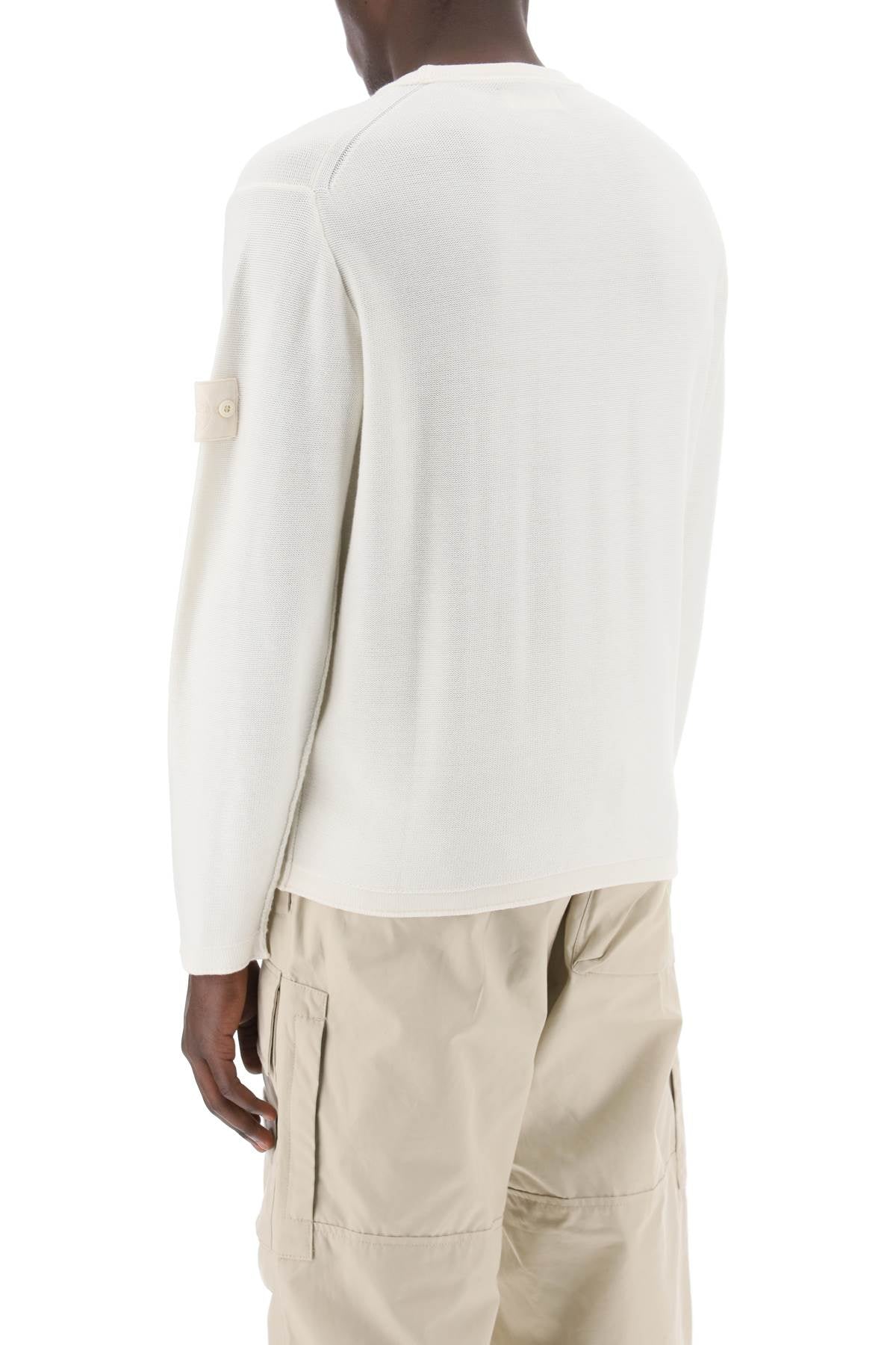 Stone Island cotton and cashmere ghost piece pullover-Knitwear-Stone Island-xl-Urbanheer